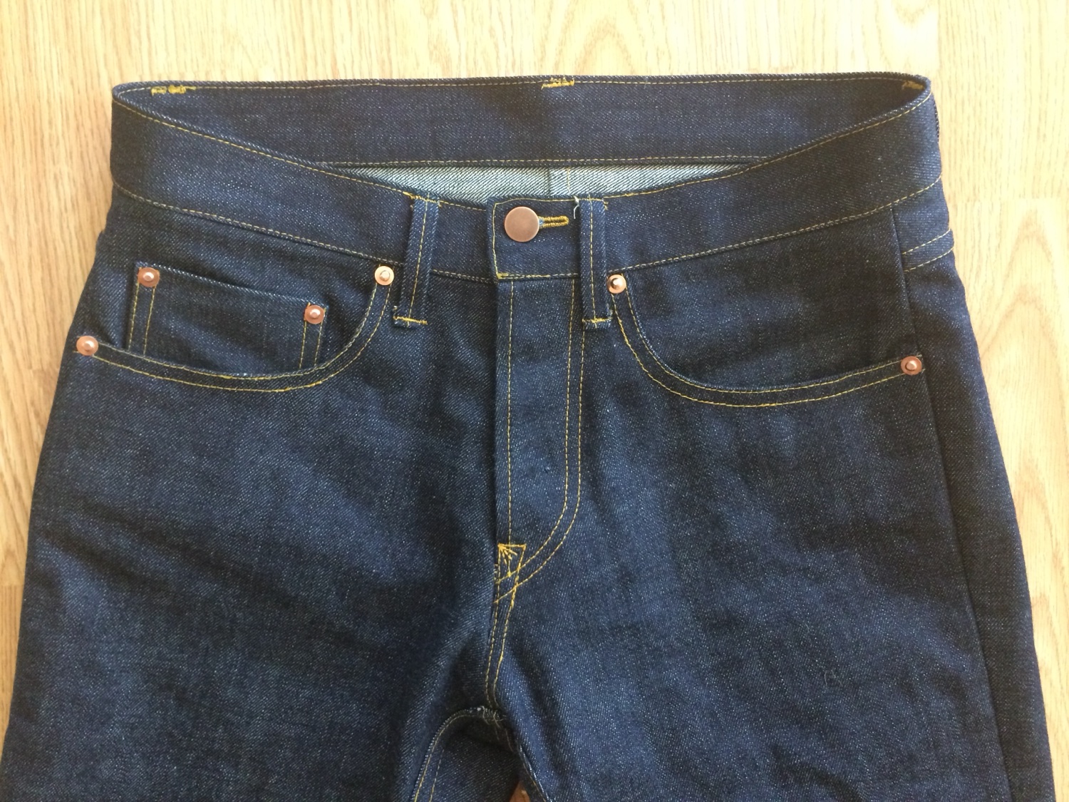 Finished front